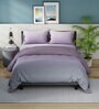 4Pcs Bradford Solid Purple 100% Cotton King Double Bedding Set